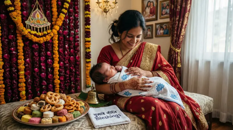 Baby Shower Captions in Marathi