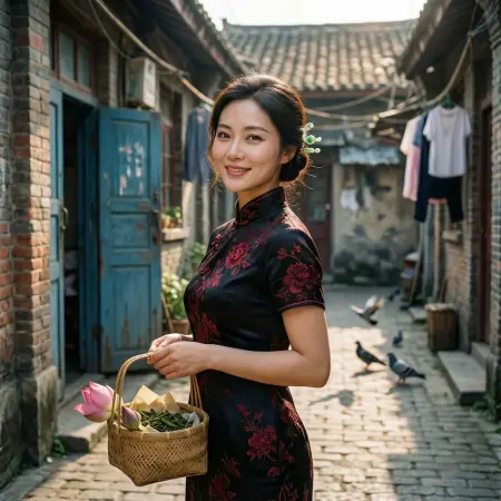 Cute Traditional Look Captions