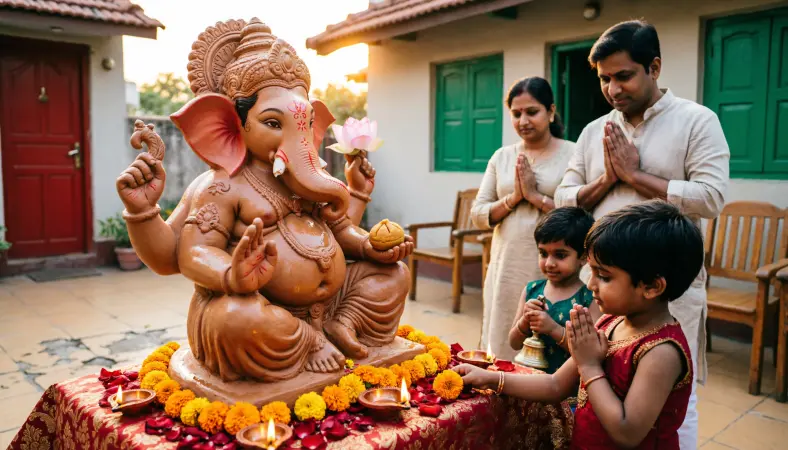 Captions for Ganesh Chaturthi