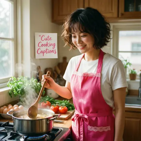 Cute Cooking Captions