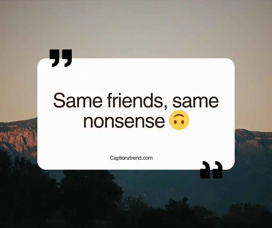 Funny Captions for Instagram With Friends