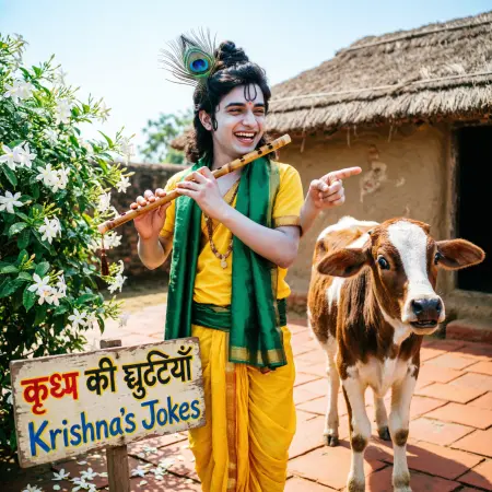 Funny Krishna Captions