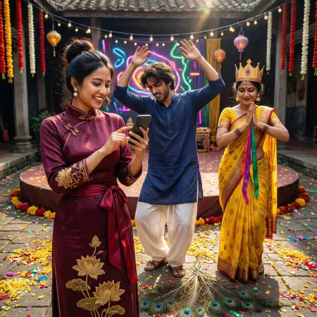 Funny Navratri Captions