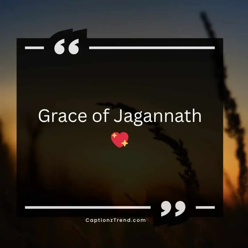 Jagannath Short Captions for Instagram 