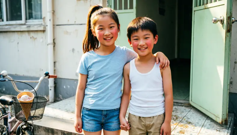 siblings short captions