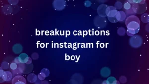 breakup captions for instagram for boy