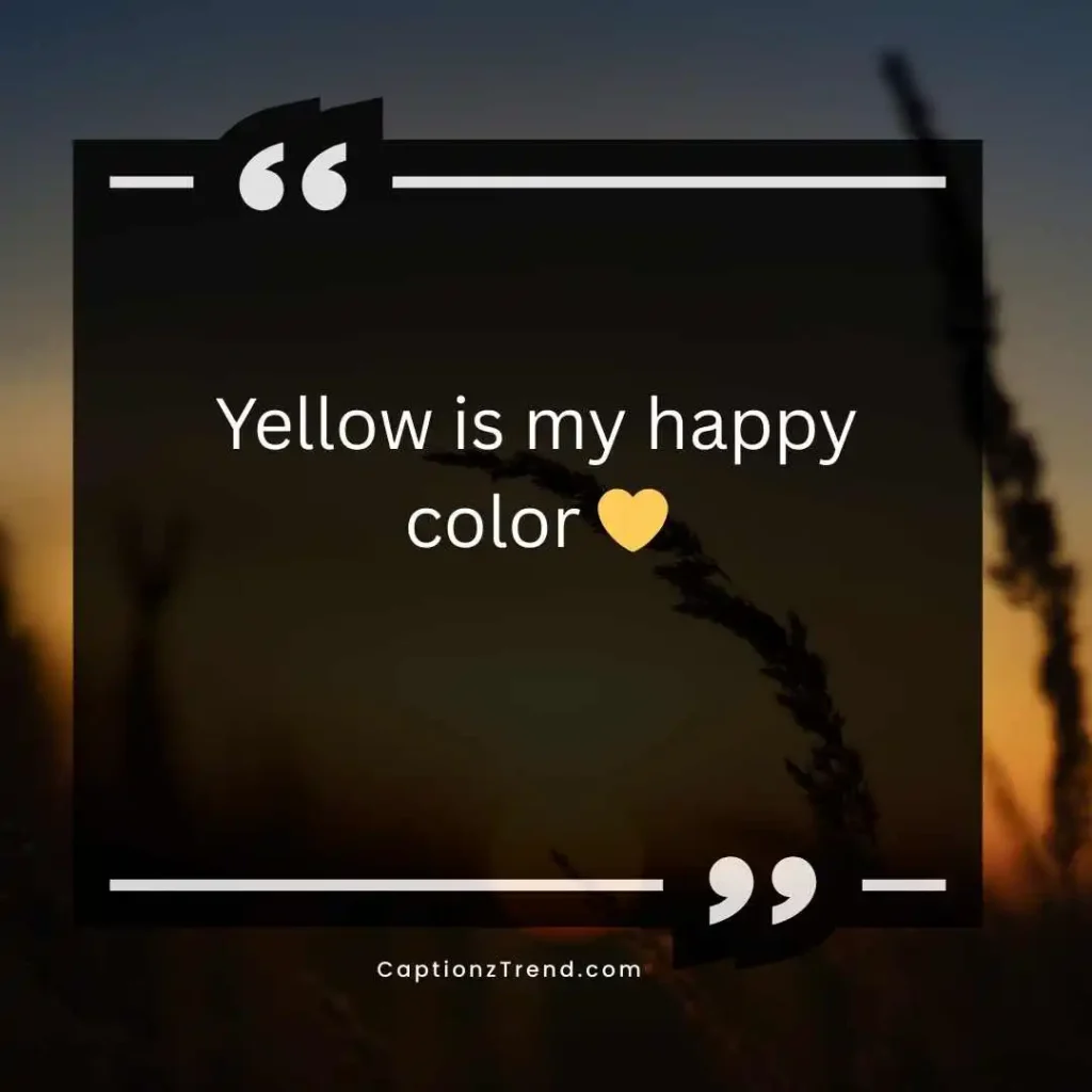Cute Captions for Yellow Dress