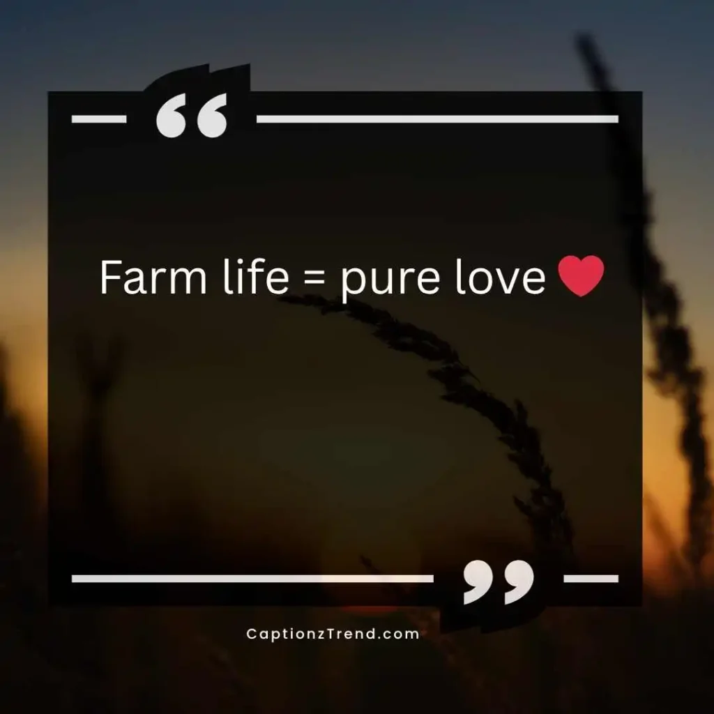 Cute Farmer Captions for Instagram