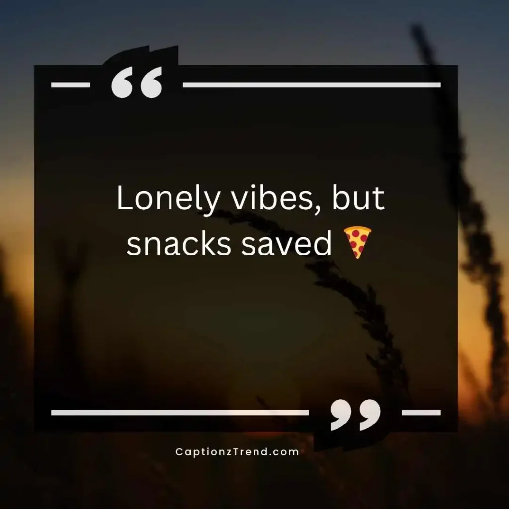 Funny Lonely Captions