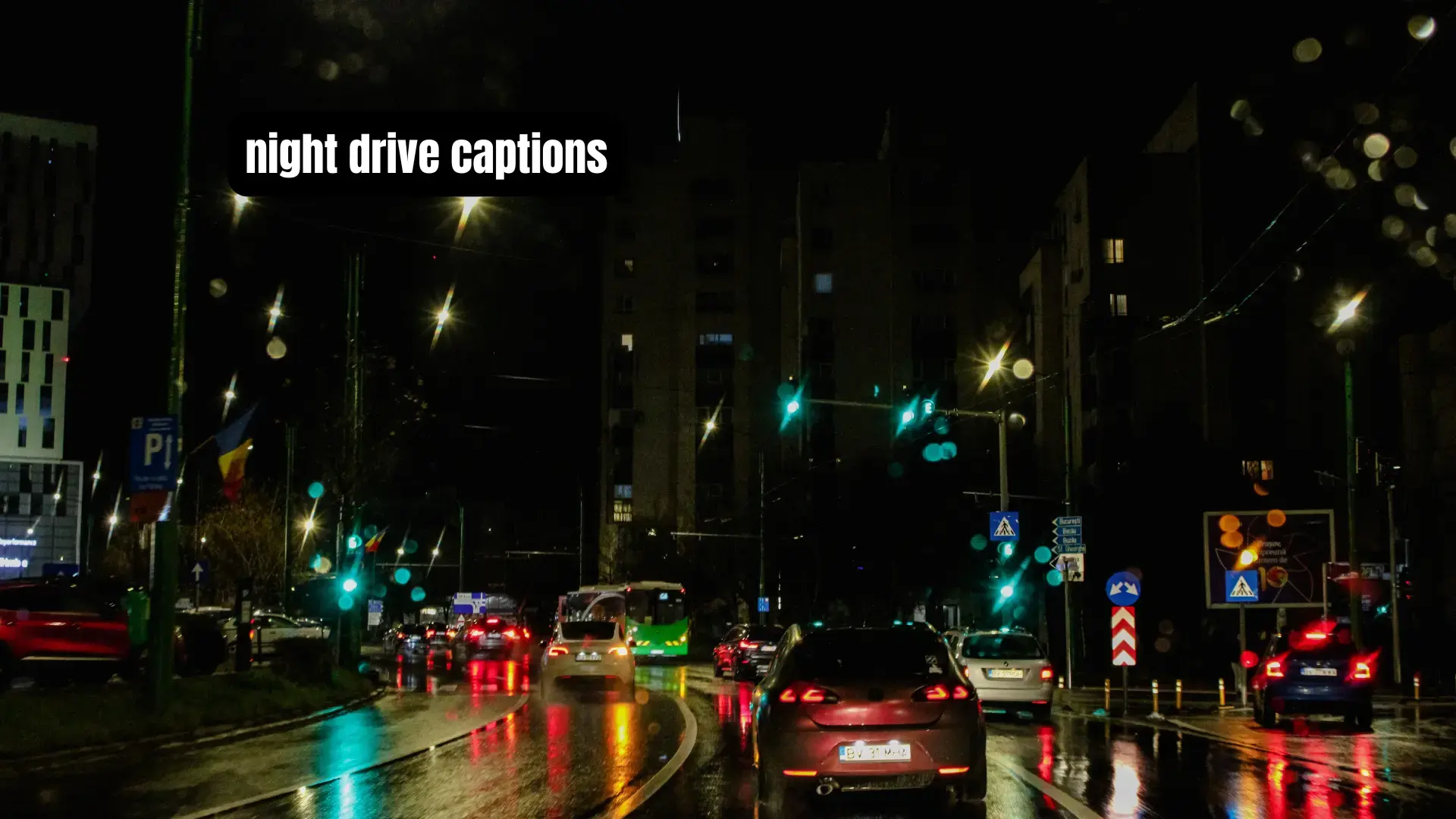 night drive captions