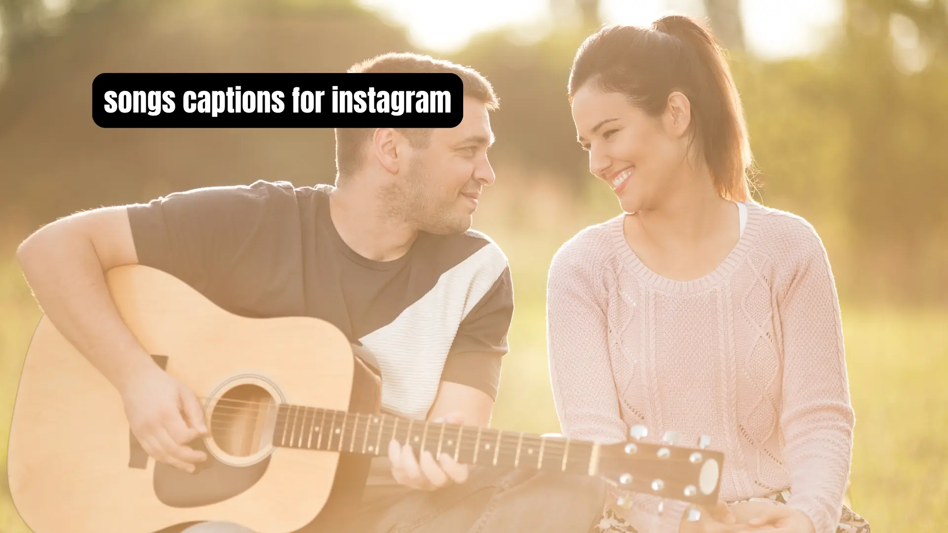 songs captions for instagram