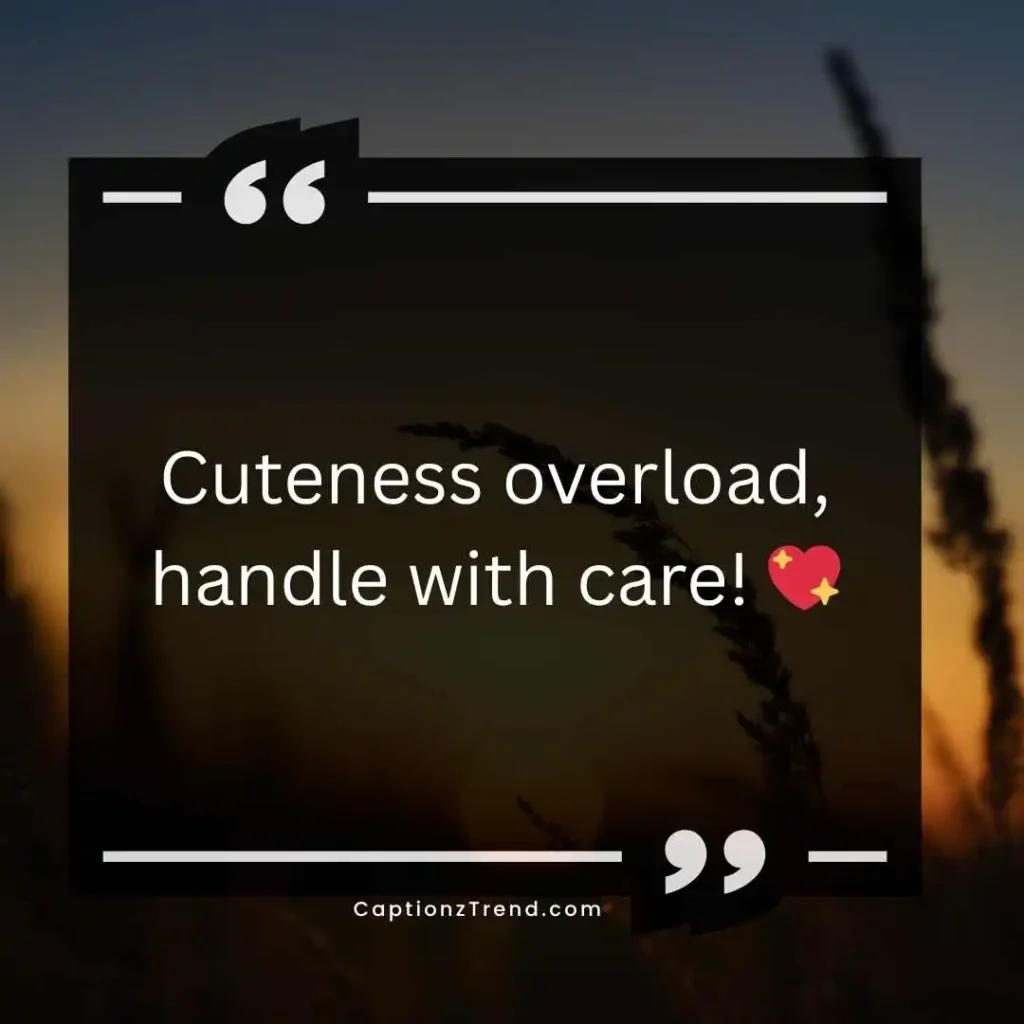 Cute Comedy Captions for Instagram