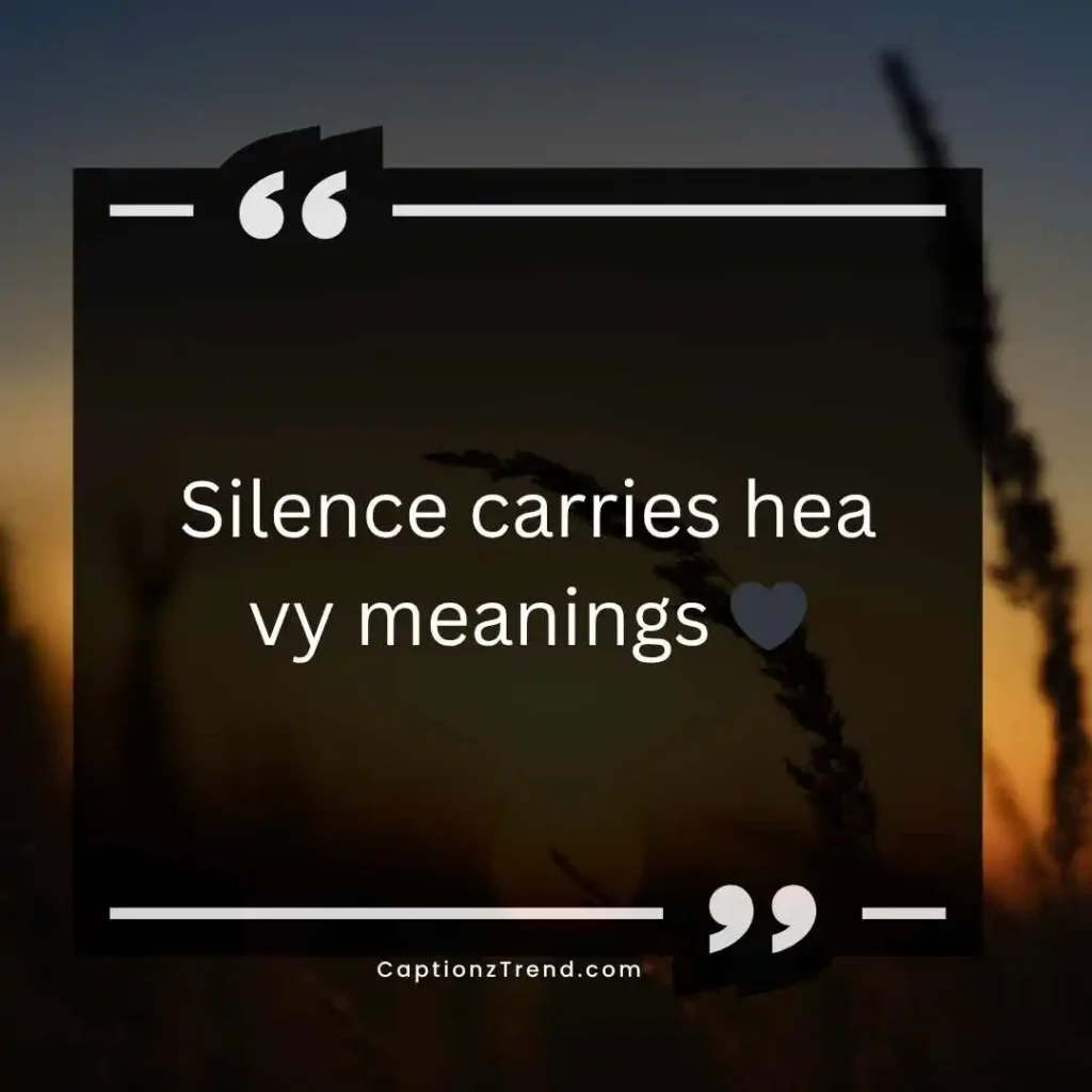 Deep Silence Captions