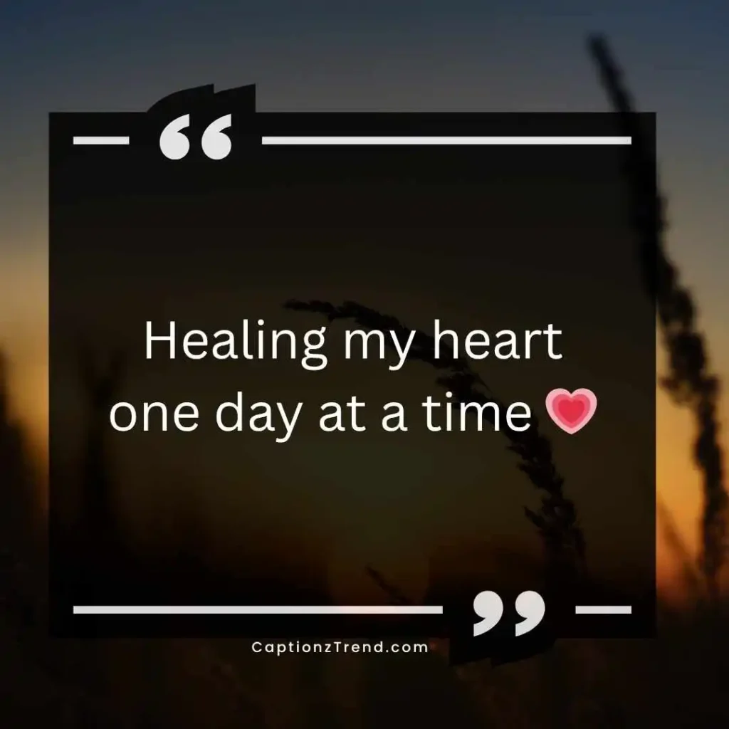 Emotional Healing Captions