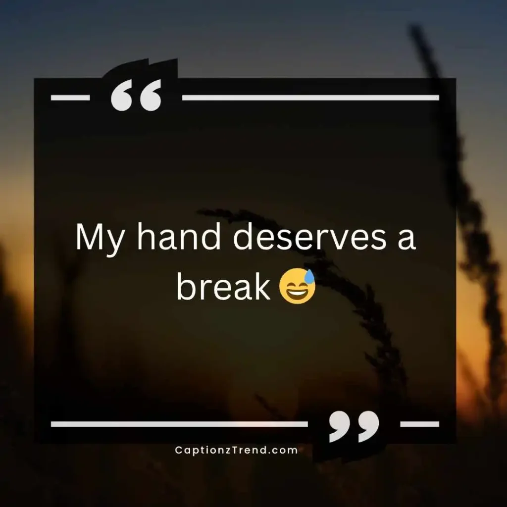 Funny Hand Captions