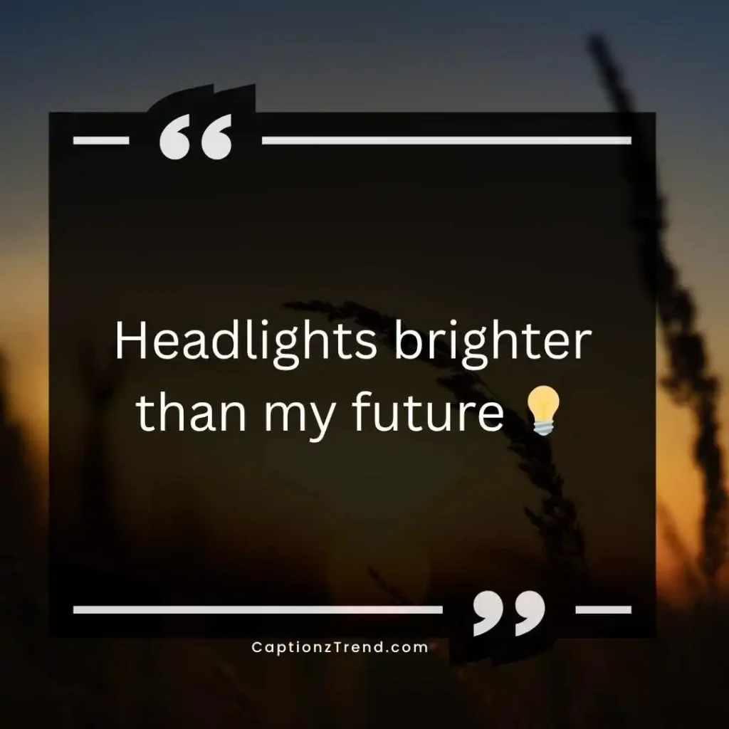  Funny Night Ride Captions