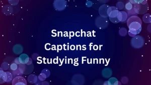 Snapchat Captions for Studying Funny